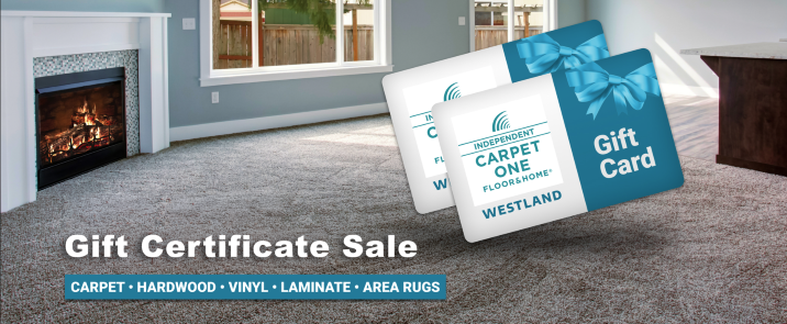 Gift certificates for flooring