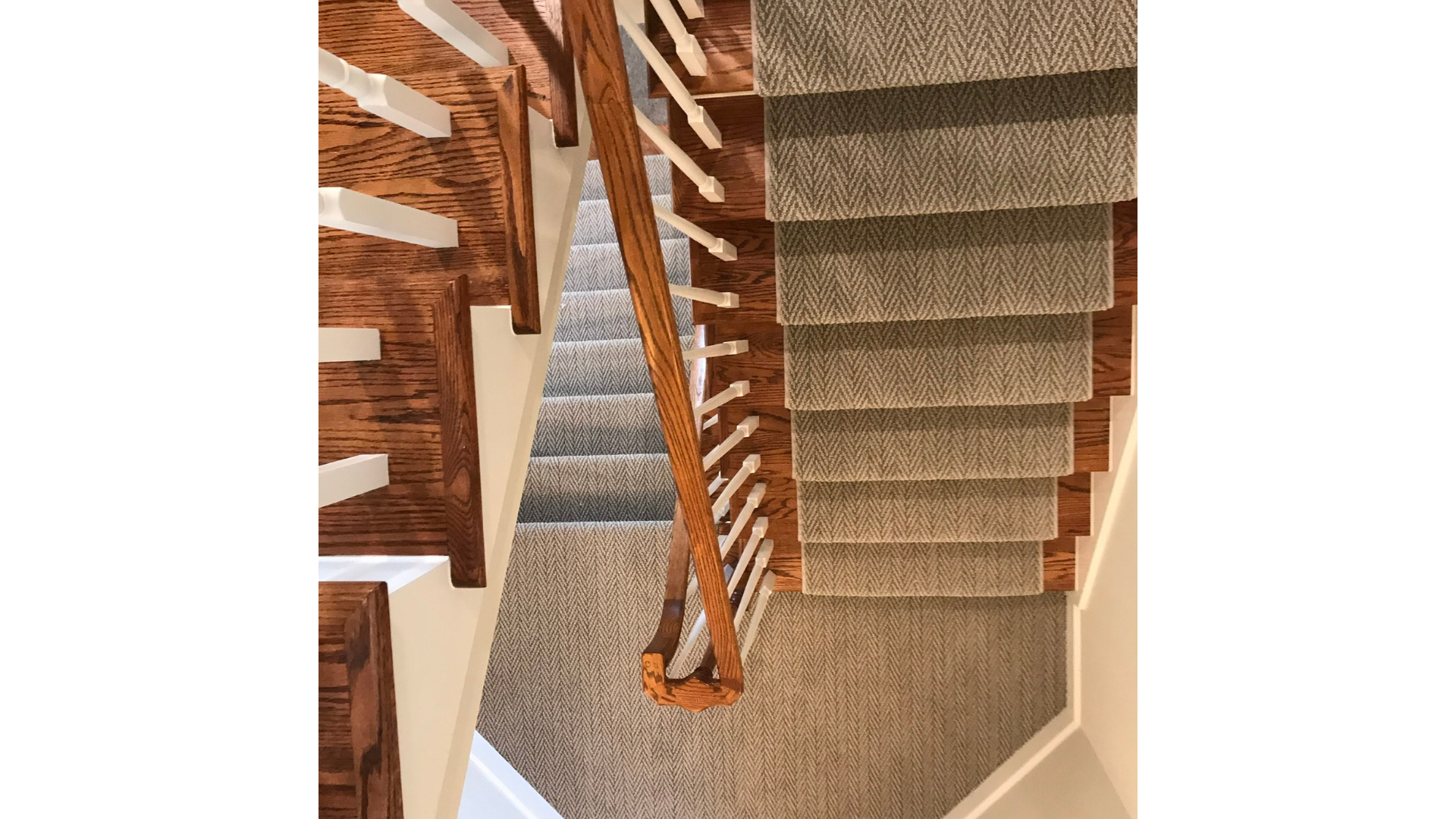 Luxury carpet runner for staircase